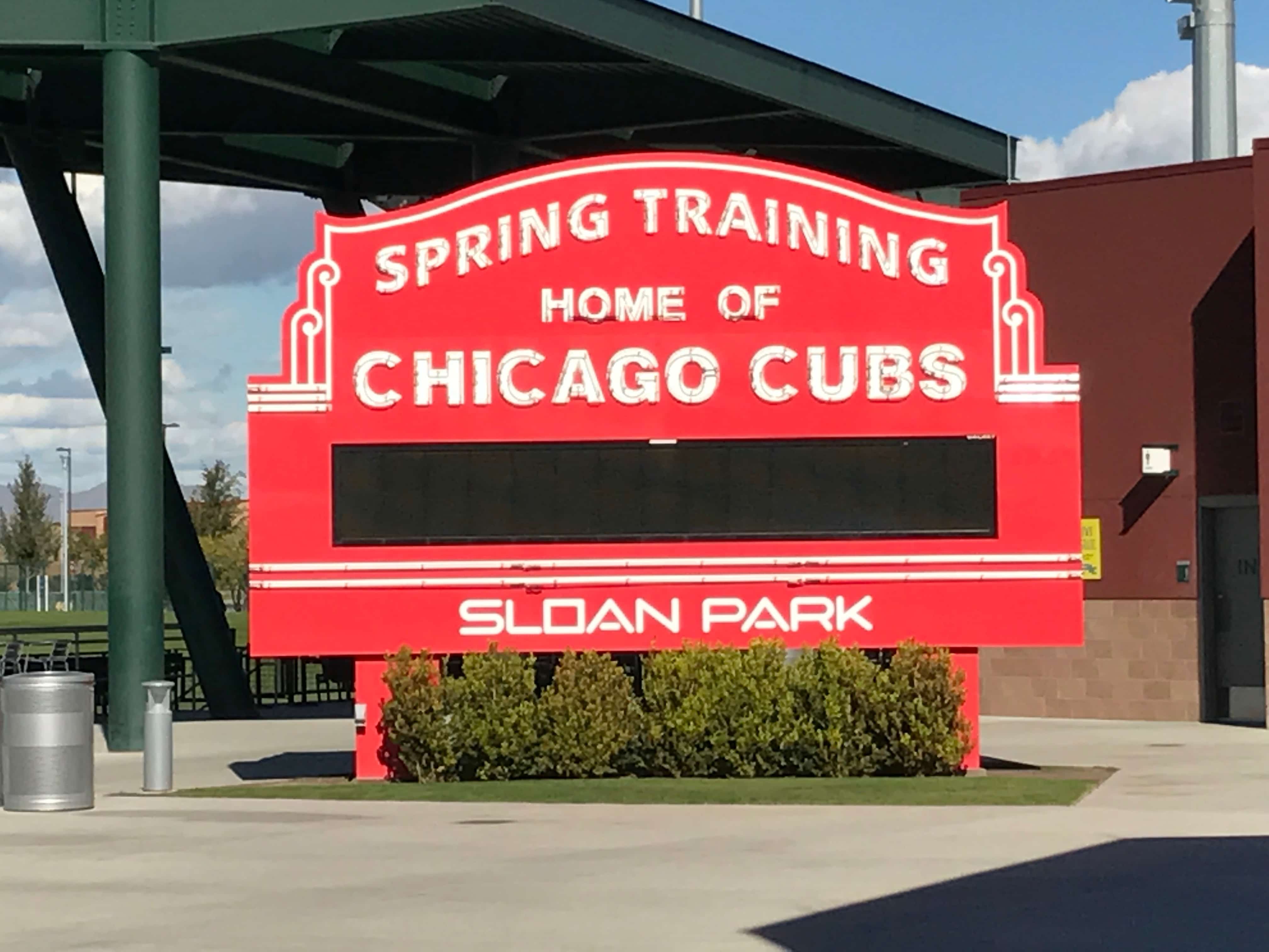 Chicago Cubs 2024 Spring Training Scorecard SGA Sloane Park Mesa AZ