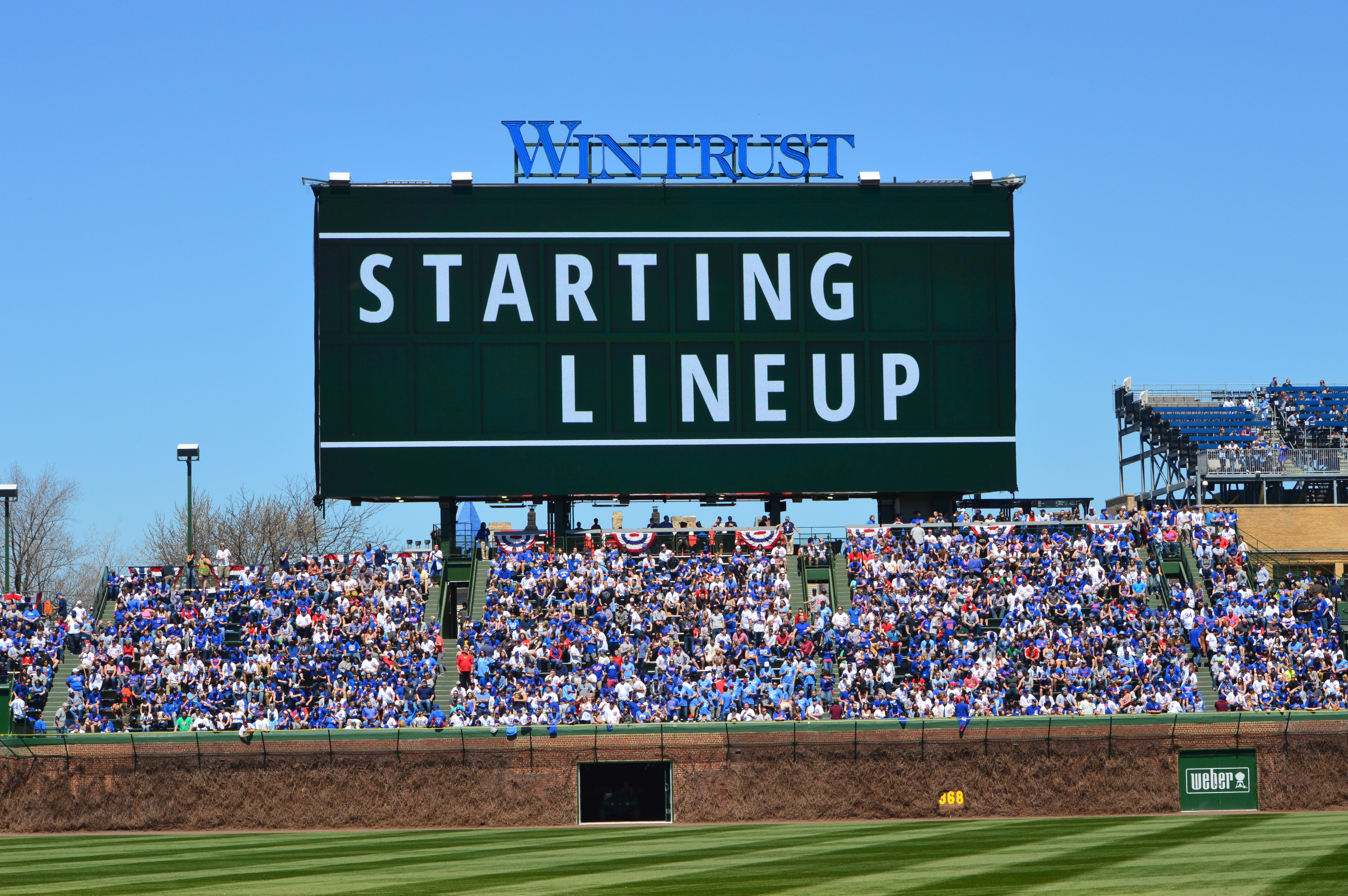 Chicago cubs lineup