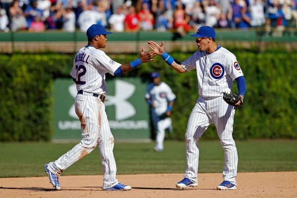 Lindor and Baez practice as double-play partners