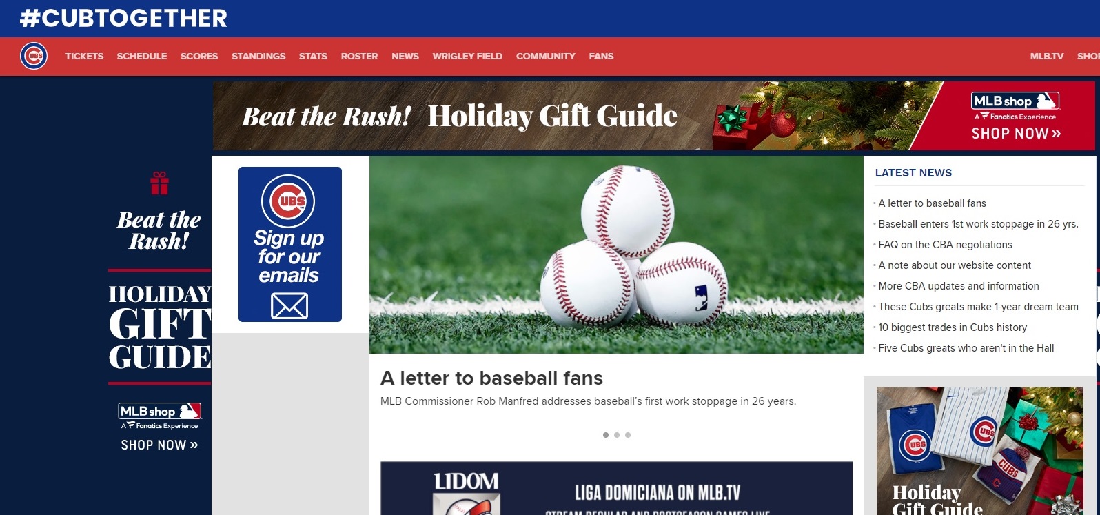 Official Chicago Cubs Website