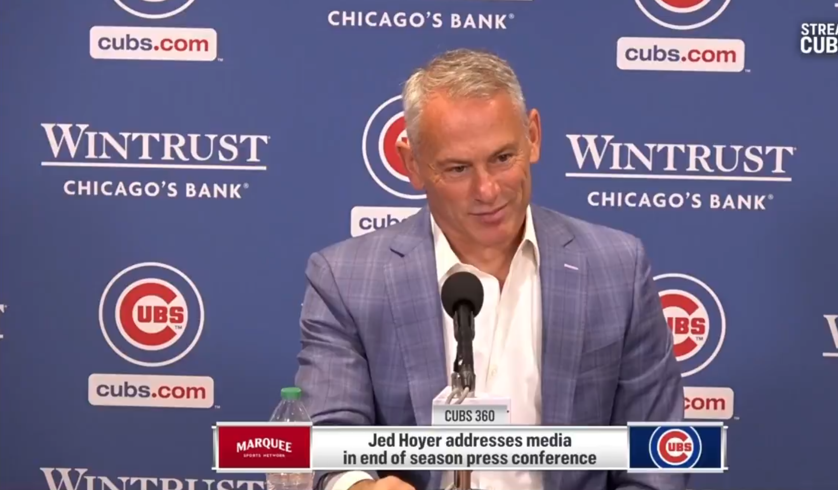 Jed Hoyer Grills Yet Another Nothingburger at Postmortem Presser -