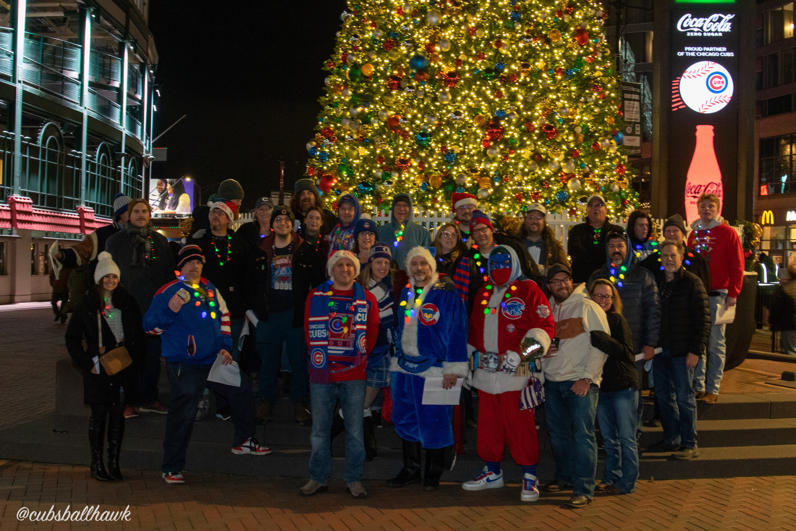 Cubs Caroling December 20 -